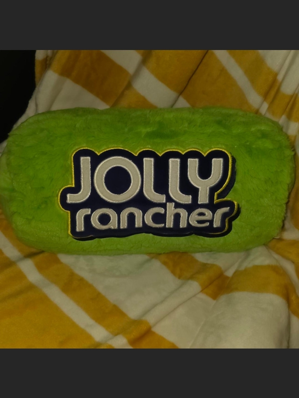 Green Plush Pillow - Branded Home Accent